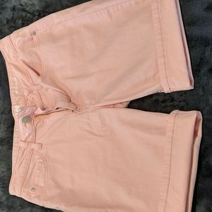BOGO! Lee Rider Midrise Bermuda Shorts, Size 8, Peach in Color